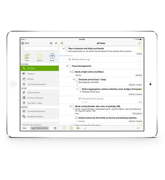 MLO iPad 大纲层级